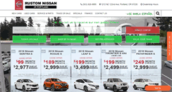Desktop Screenshot of nissanofportland.com