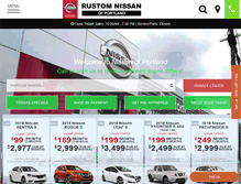 Tablet Screenshot of nissanofportland.com